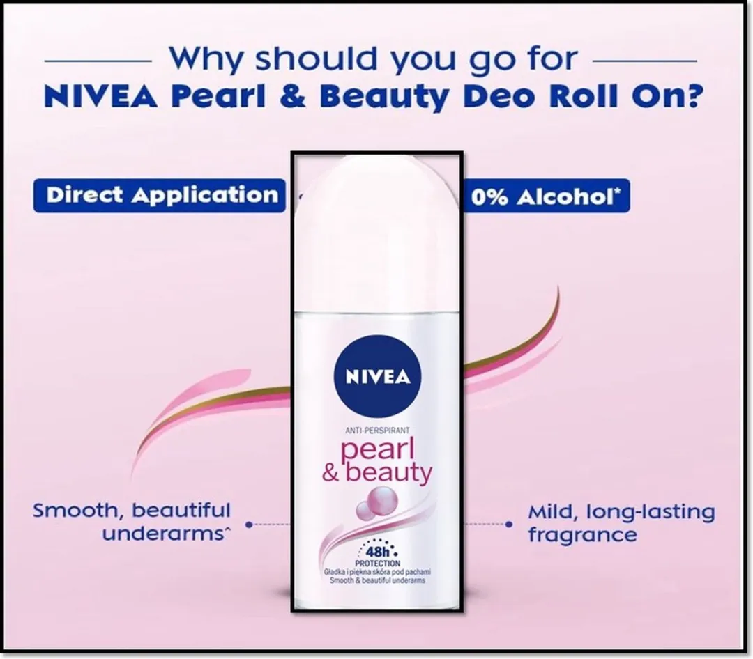 NIVEA Deo Roller Pearl & Beauty 200ml - 4 Stuks