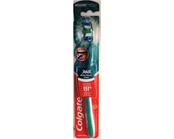 Colgate 360° Whole Mouth Clean Medium Tandenborstel - Wit/Blauw
