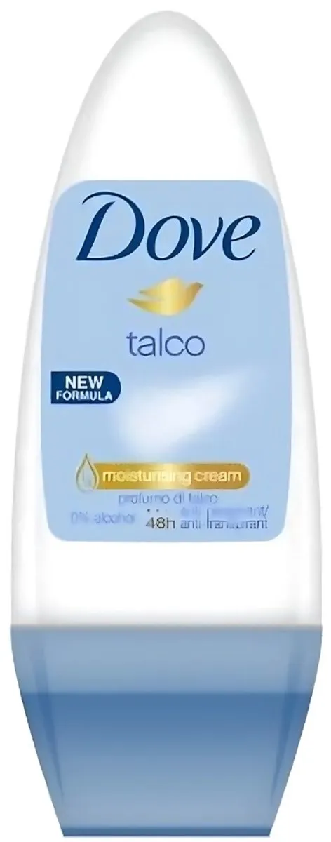 Dove Roll-on Deodorant Talco 50ml - 2 Stuks