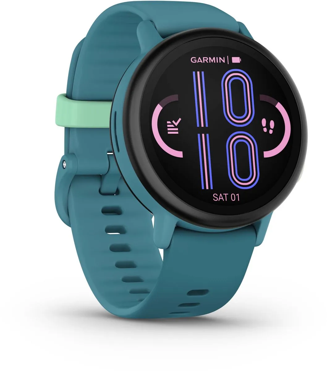Garmin Bounce 2 Smartwatch - 43mm AMOLED - Turquoise