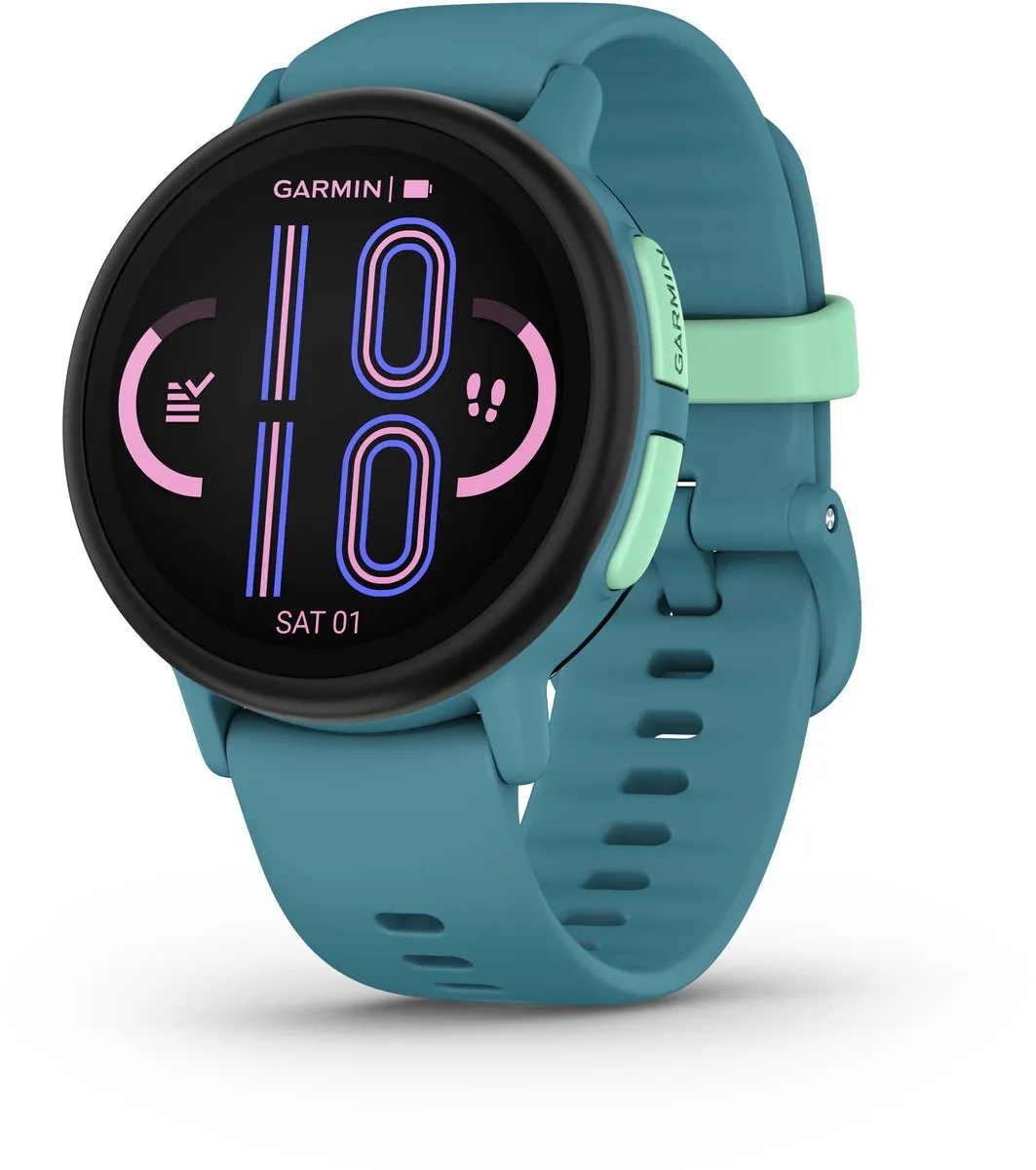 Garmin Bounce 2 Smartwatch - 43mm AMOLED - Turquoise