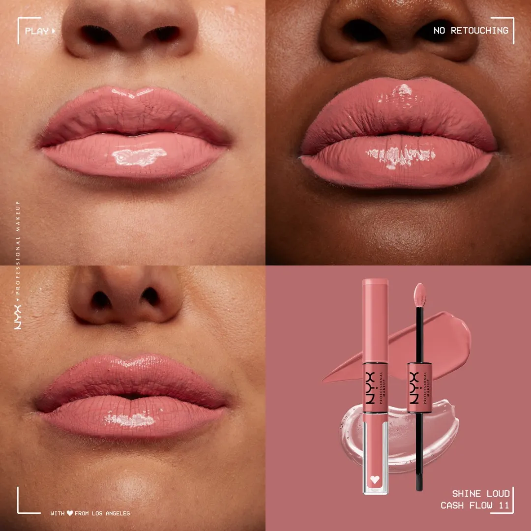 NYX Shine Loud High Shine Lip Color Cash Flow - 3.4ml