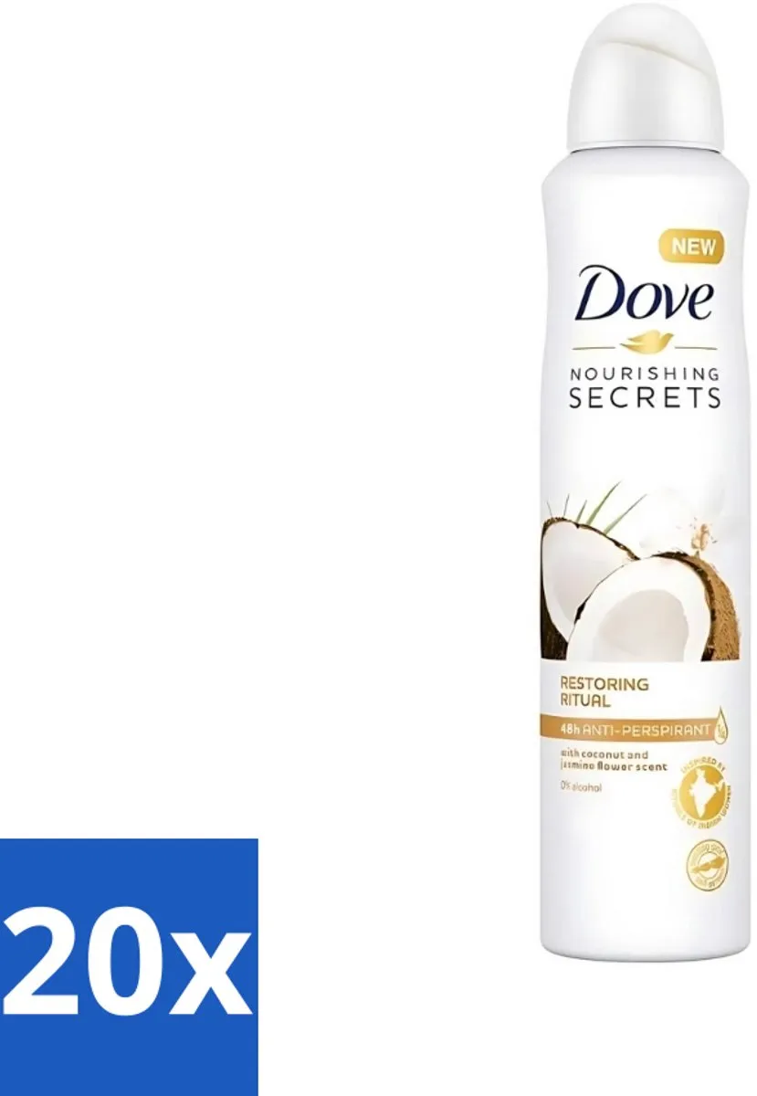 Dove Deodorant Anti-transpirant Spray Coconut & Jasmine Flower 250ml
