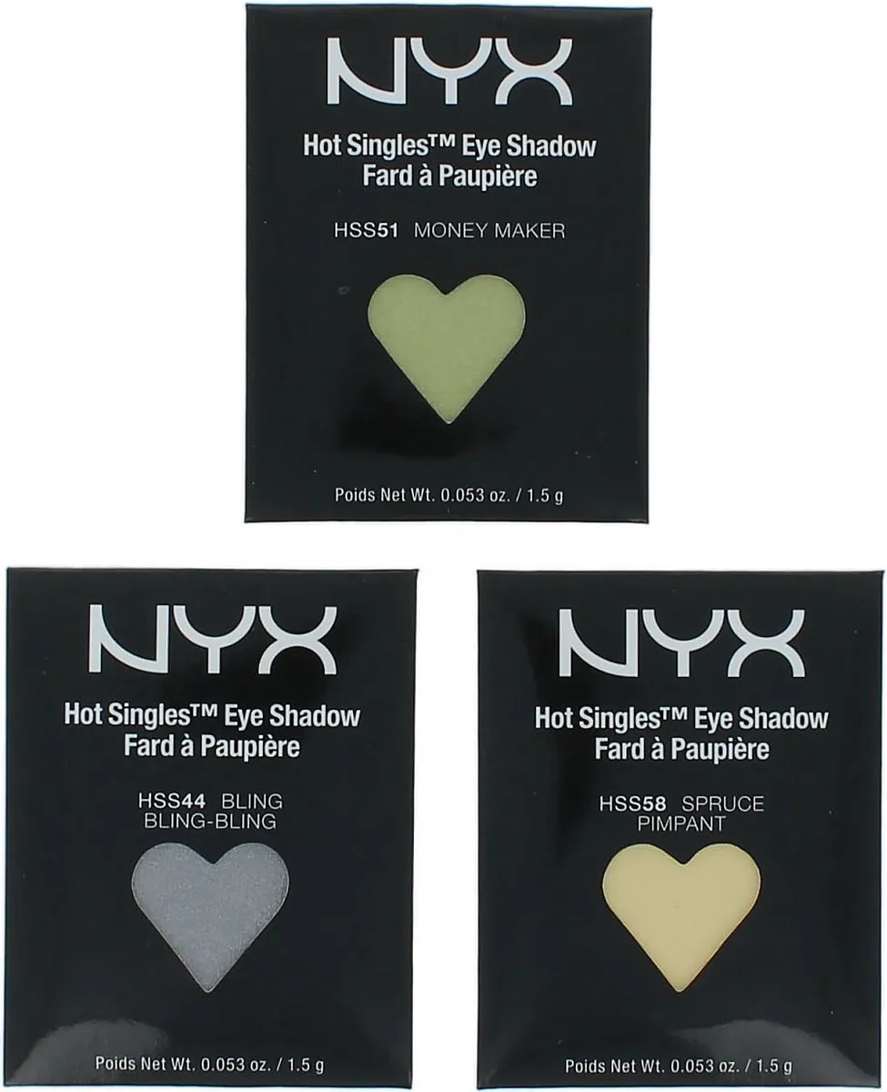 NYX Hot Singles Refill Set Oogschaduw