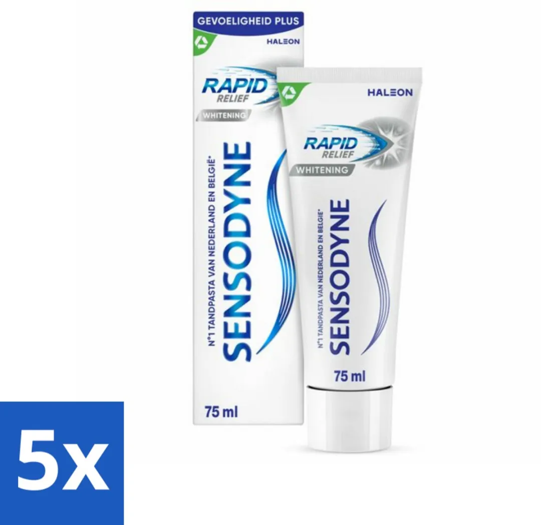 Sensodyne Rapid Relief Whitening Tandpasta 75ml