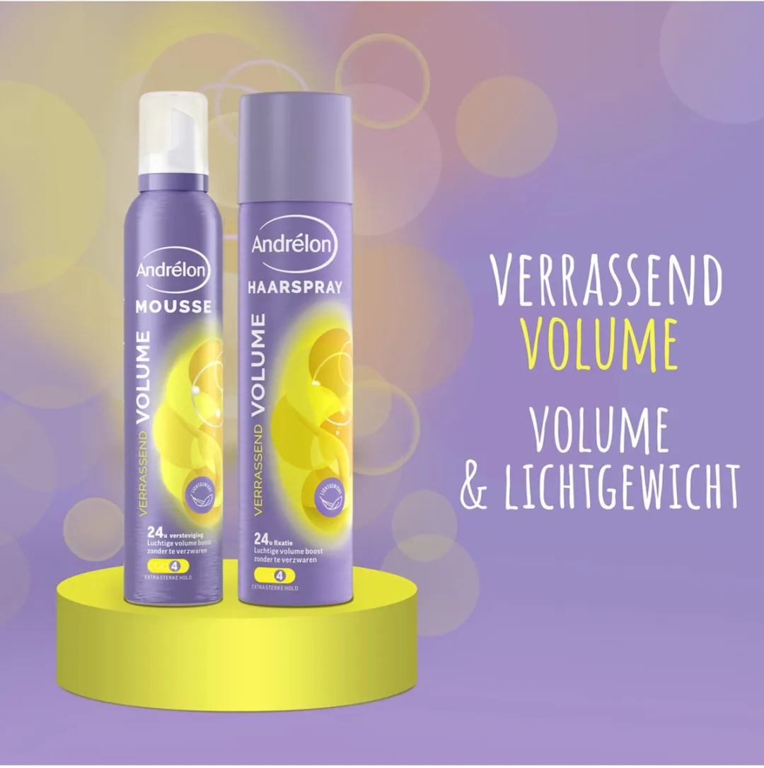 Andrélon Volume Haarspray Sterkte 4 - 250ml
