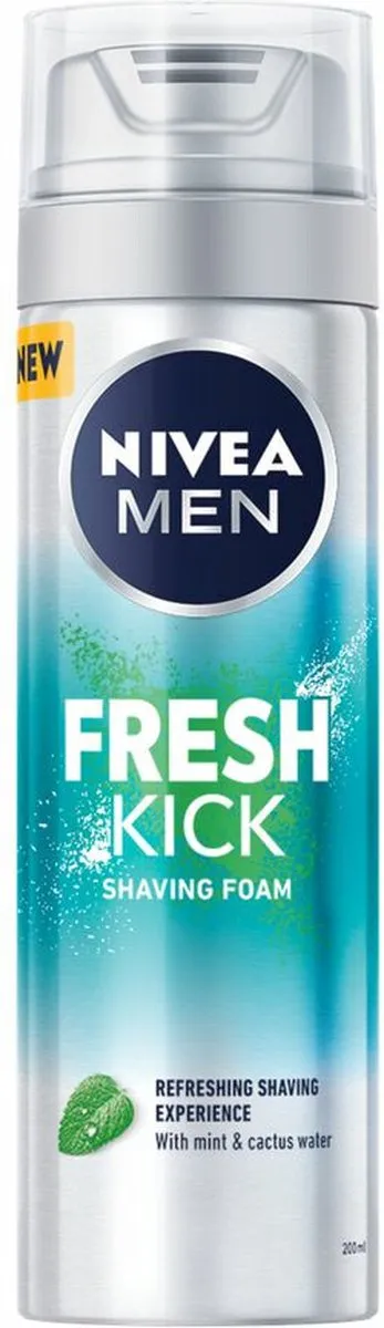 NIVEA Men Scheerschuim Fresh Kick 200ml