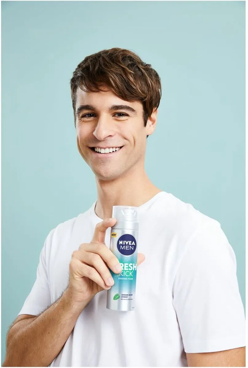 NIVEA Men Scheerschuim Fresh Kick 200ml
