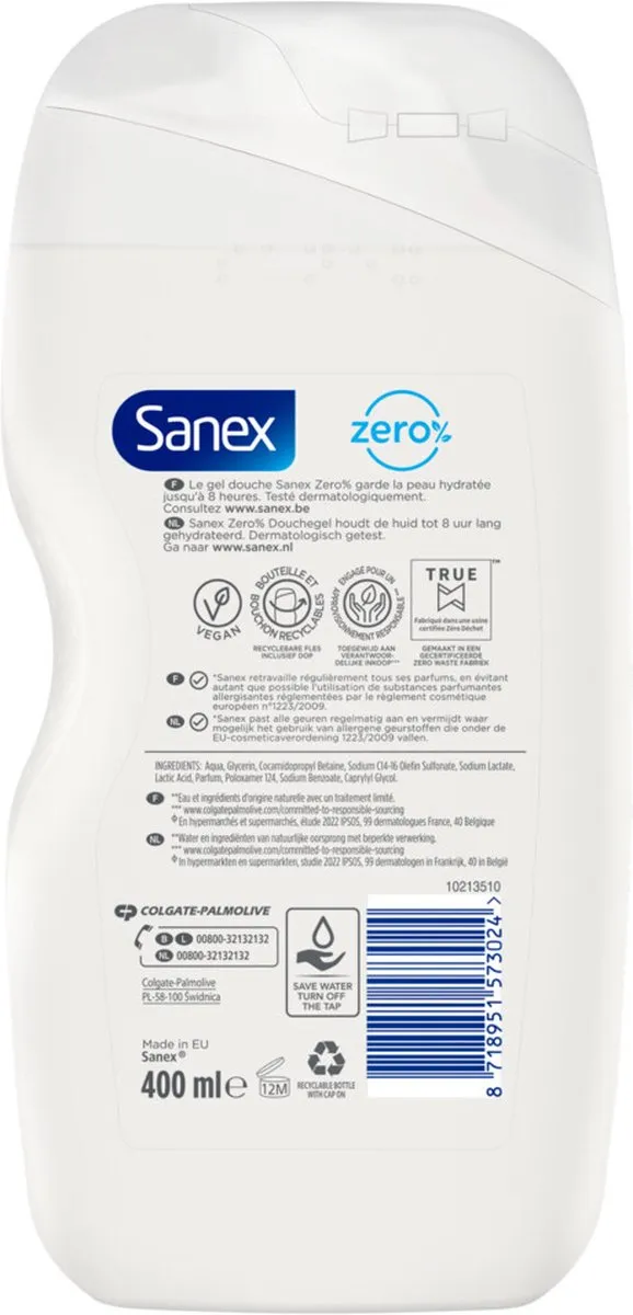 Sanex Zero% Douchegel 400ml