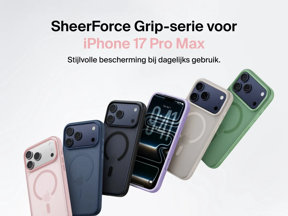 Belkin SheerForce Grip Hoesje iPhone 17 Pro Max - Roze MSA036HQPK
