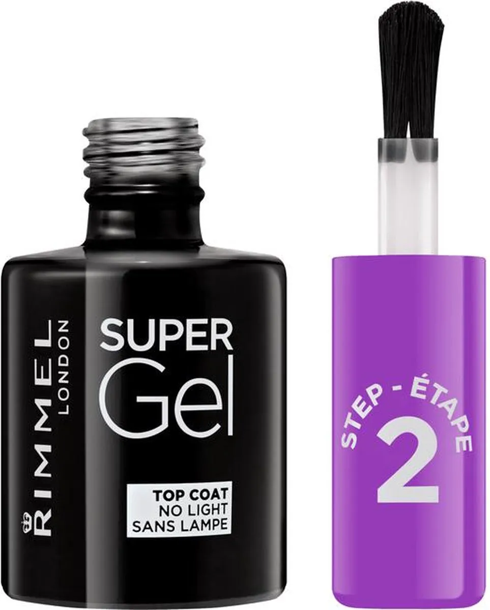Rimmel London SuperGel Glitter Top Coat 002 - 12ml