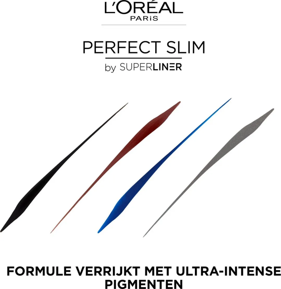 L'Oréal Paris Superliner Perfect Slim Blauwe Eyeliner 04 Navy - 4.7ml