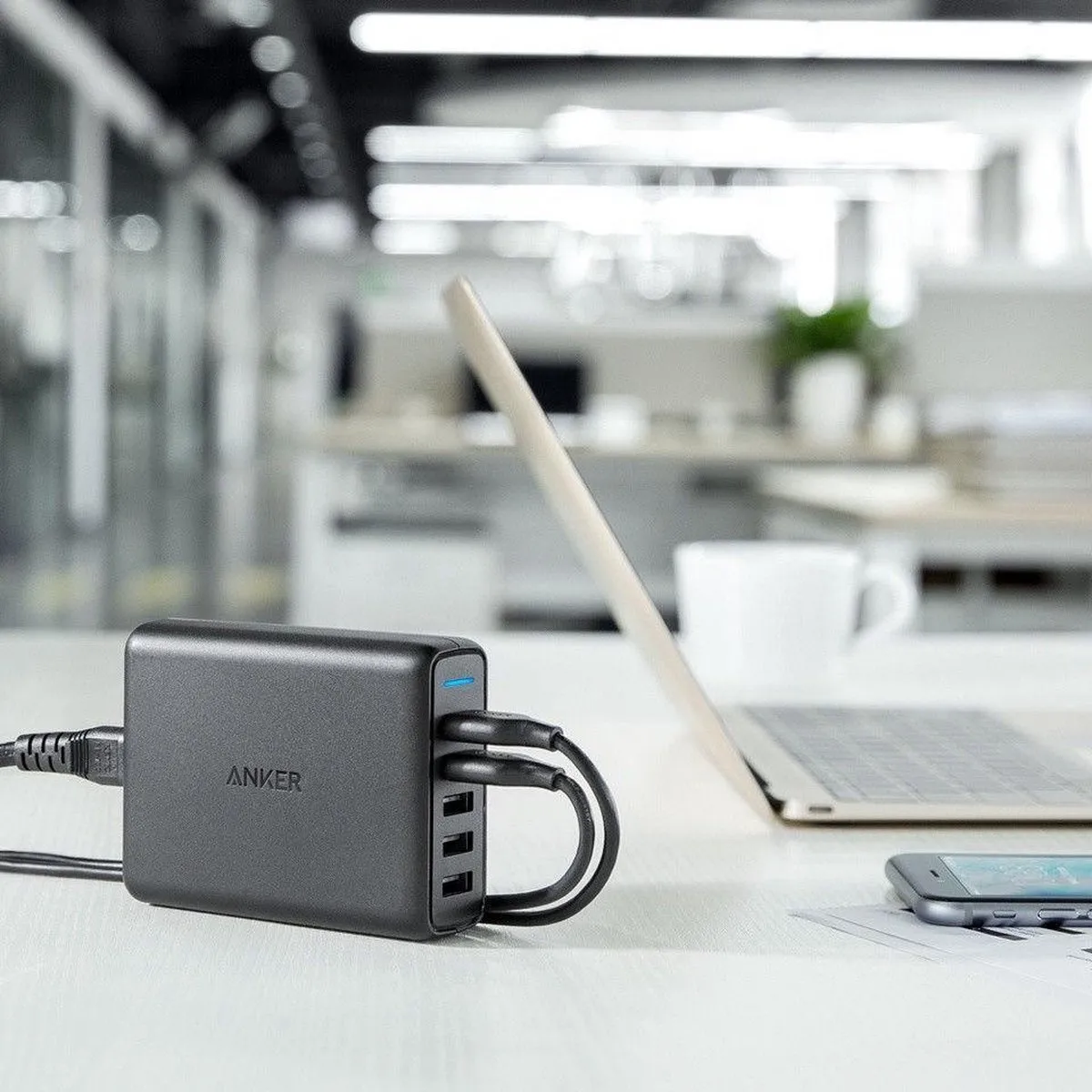 Anker PowerPort Speed 5 A2054L11 Thuislader 63W - 5 Poorten - afbeelding 6 van 6