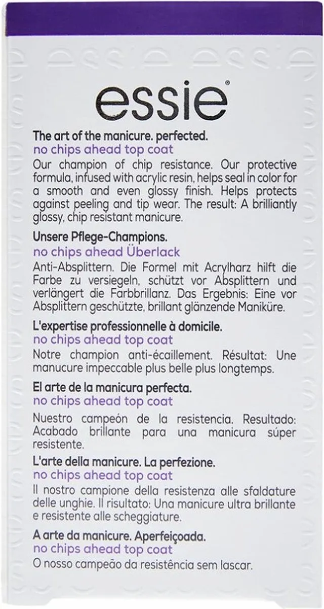essie No Chips Ahead Top Coat 13,5ml