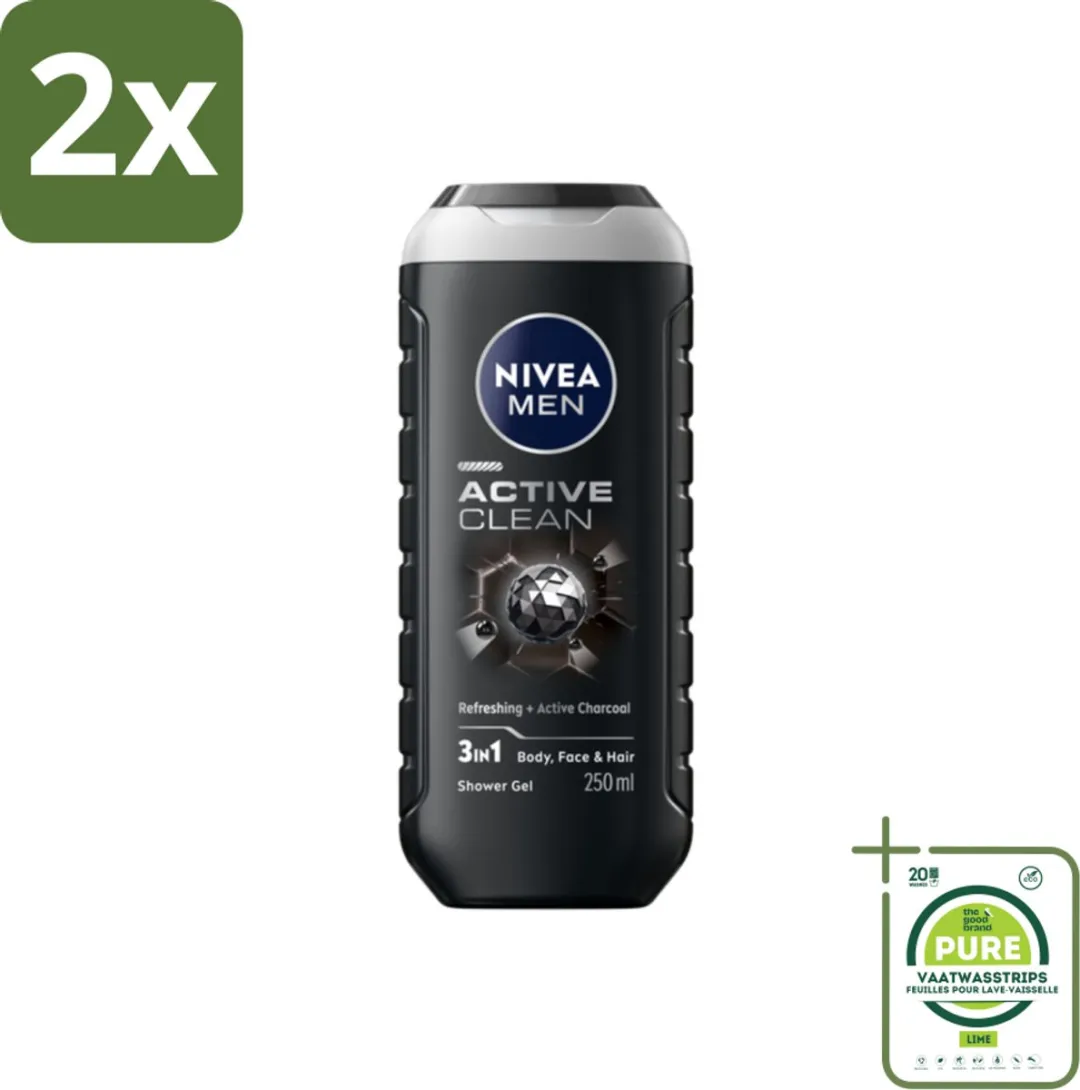 NIVEA MEN Active Clean Douchegel 500ml