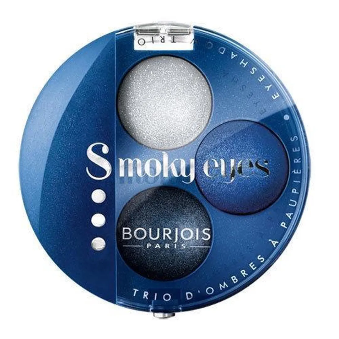 Bourjois Trio Smoky Eyes Oogschaduw 15 Bleu Nuit - 3 Stuks