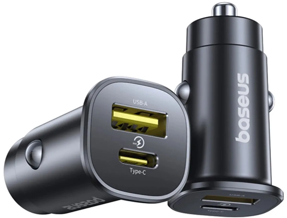 Baseus Autolader Go Trip 30W USB-C/USB-A
