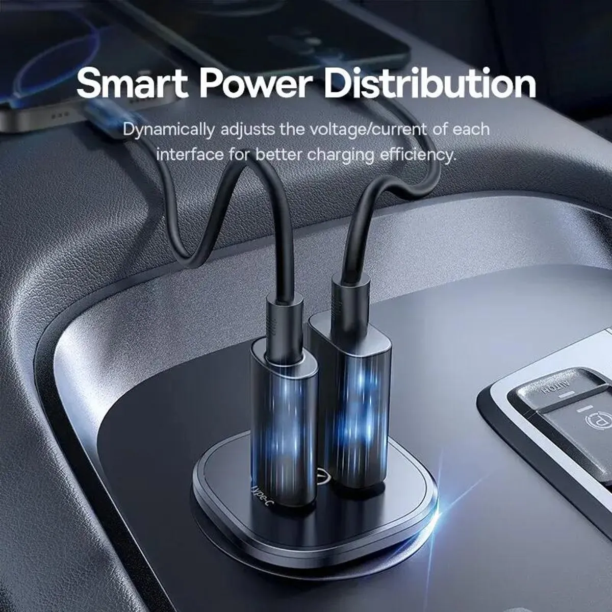 Baseus Autolader Go Trip 30W USB-C/USB-A - Zwart
