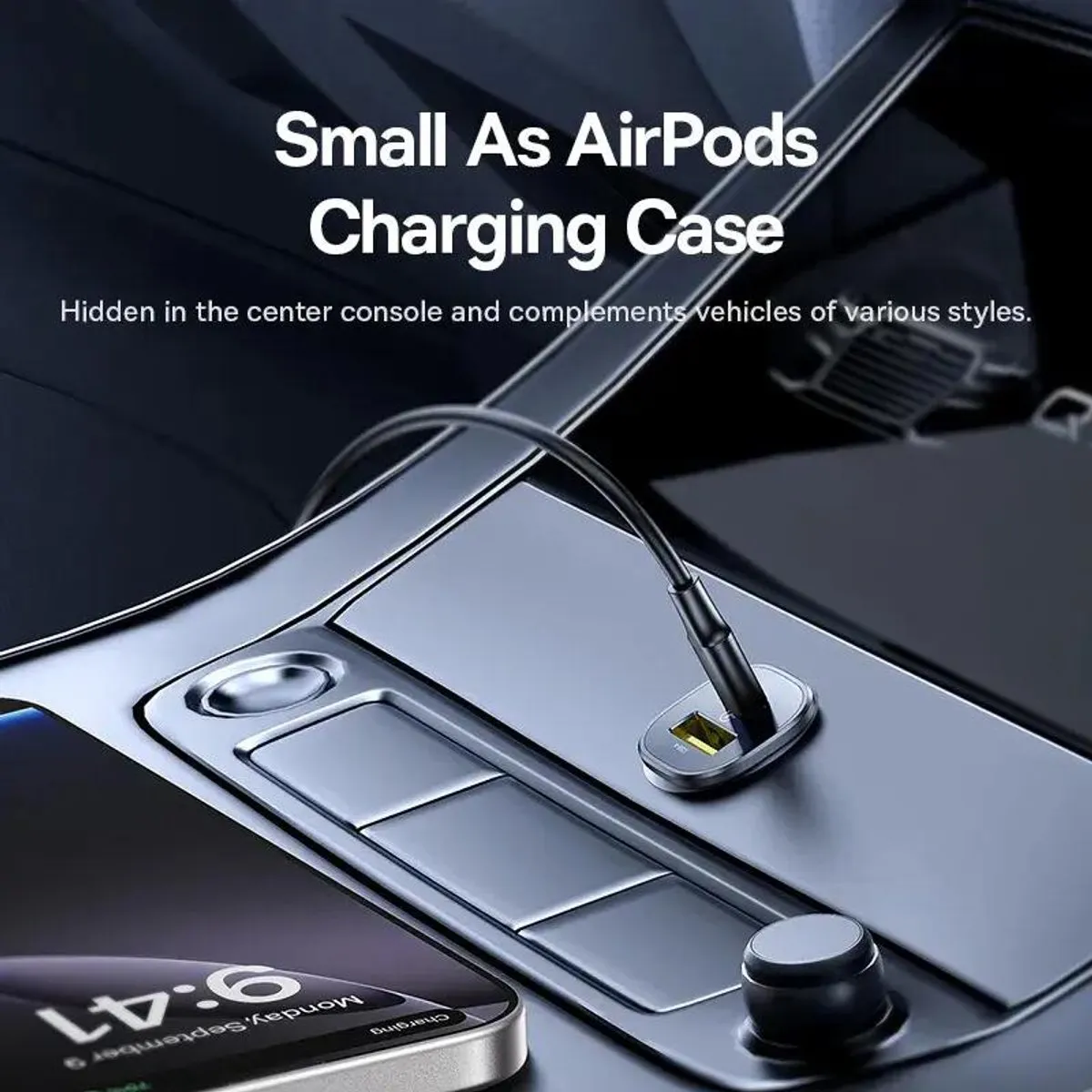 Baseus Autolader Go Trip 30W USB-C/USB-A - Zwart