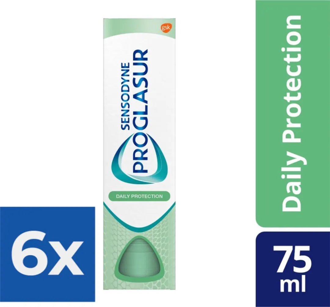 Sensodyne Pro Glasur Daily Protection Tandpasta 450ml - 6 Stuks