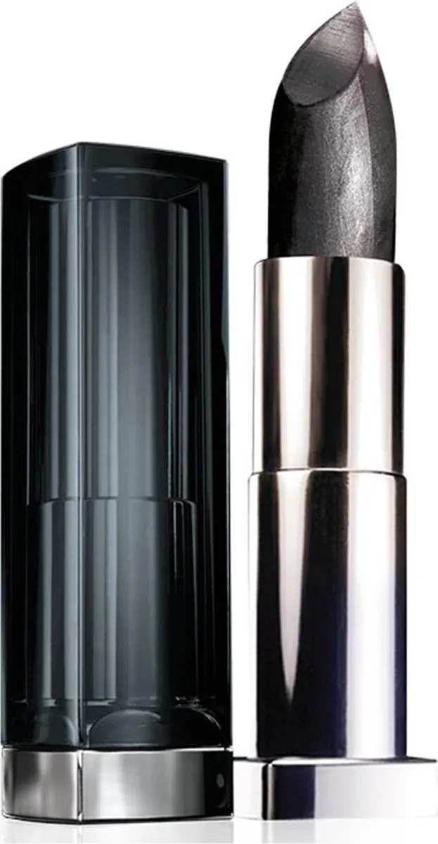 Maybelline Color Sensational Metallics 50 Lippenstift - Zwart Mat - afbeelding 6 van 6