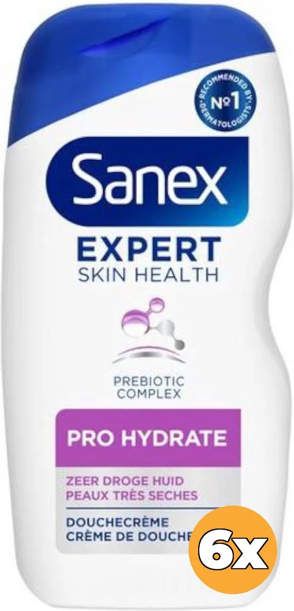 Sanex Expert Skin Health Pro Hydrate Douchegel 400ml - 6 Stuks