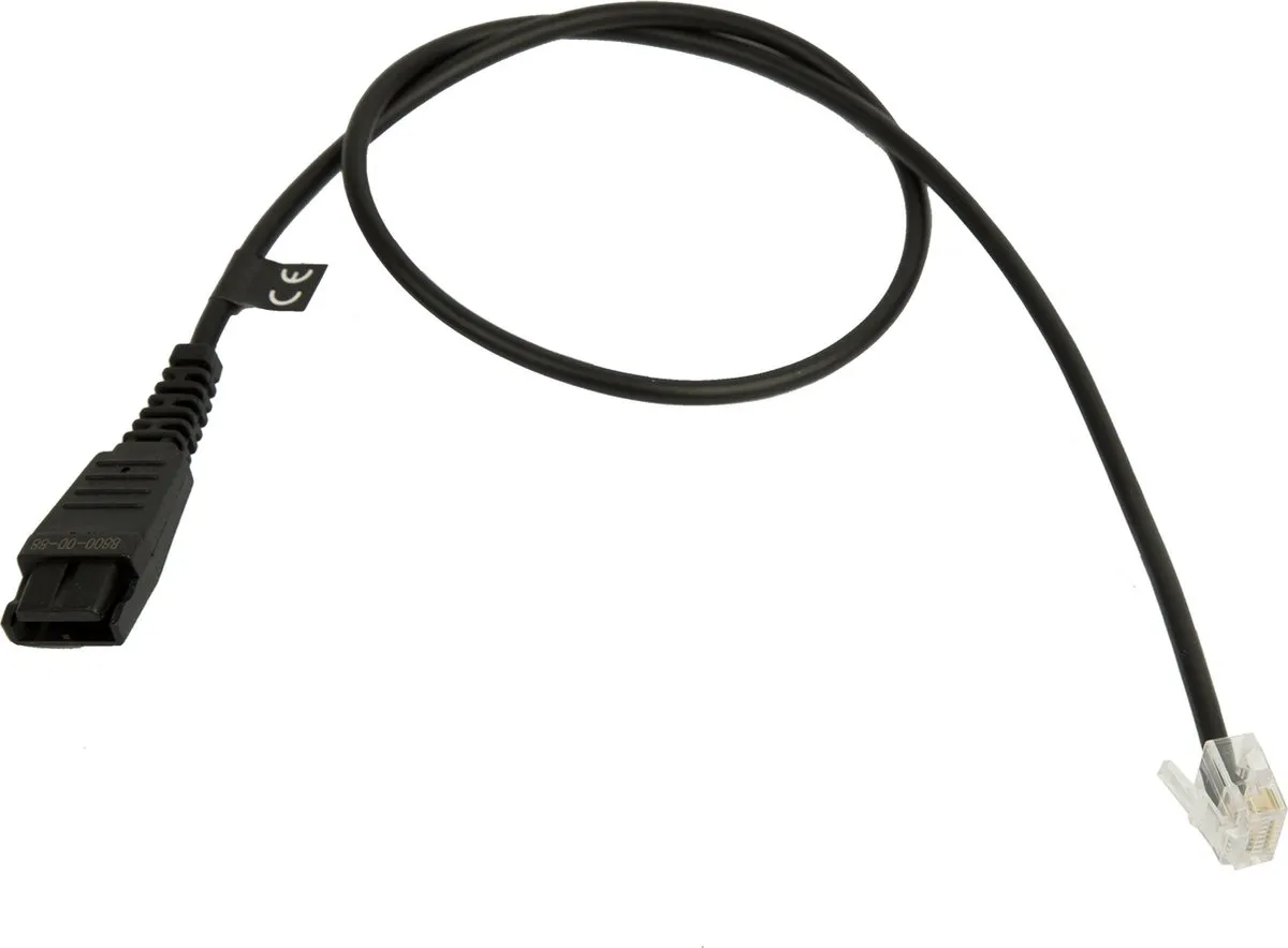Jabra 8800-00-88 Telefoonkabel - 0,5m - Zwart
