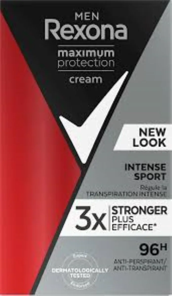 Rexona Men Deo Crème Maximum Protection Intense Sport 2x45ml