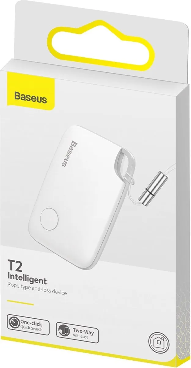 Baseus T2 Anti Verlies Alarm - Wit - afbeelding 6 van 6
