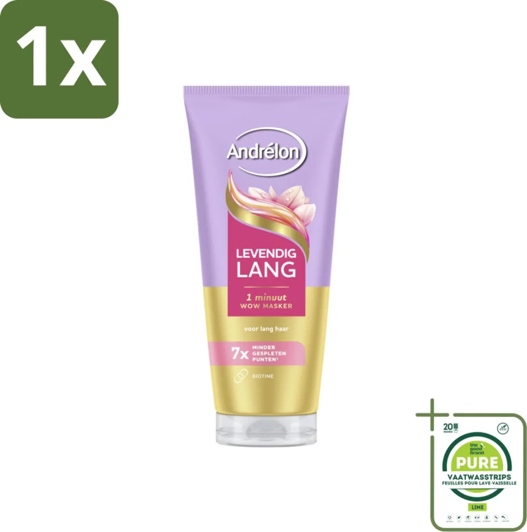 Andrélon Levendig Lang Haarmasker 180ml