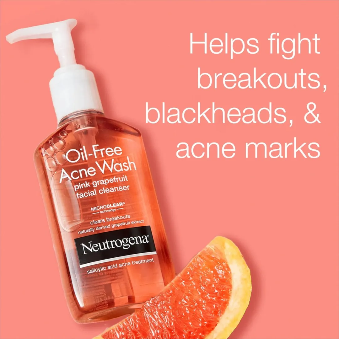 Neutrogena Oil-Free Acne Wash Pink Grapefruit - 177ml