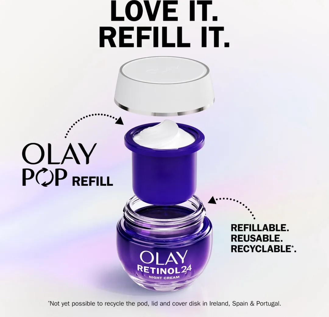 Olay Retinol 24 Nachtcrème 50ml - Parfumvrij