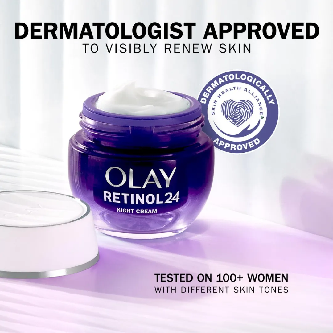 Olay Retinol 24 Nachtcrème 50ml - Parfumvrij