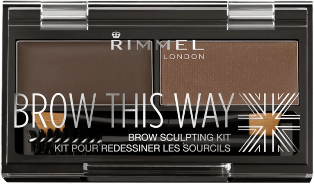 Rimmel London Brow This Way Kit Wenkbrauwpoeder 003 Dark Brown