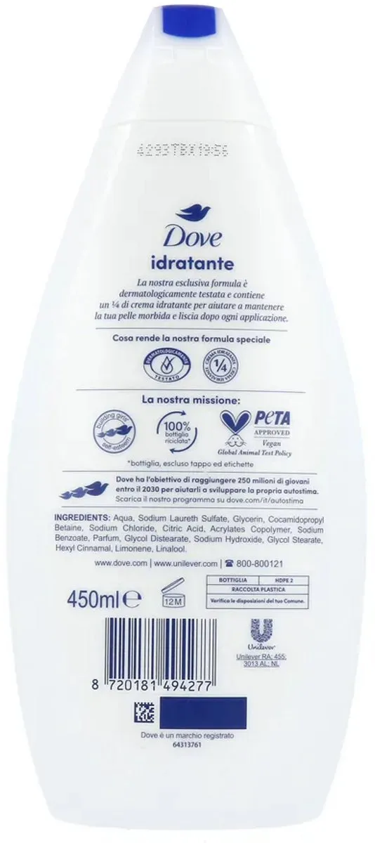 Dove Idratante Douchegel 450ml