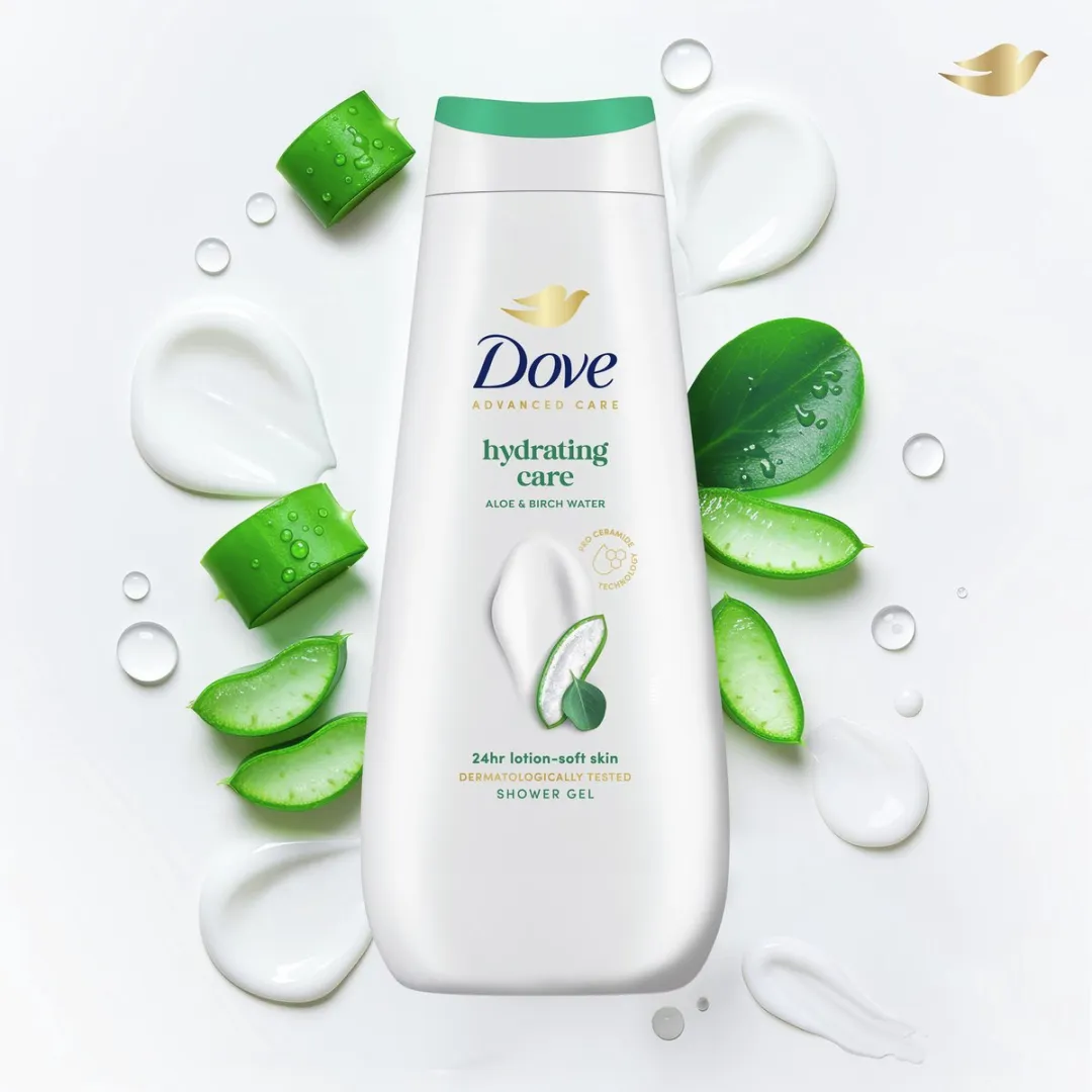 Dove Advanced Care Douchegel Hydraterend - 6x400ml
