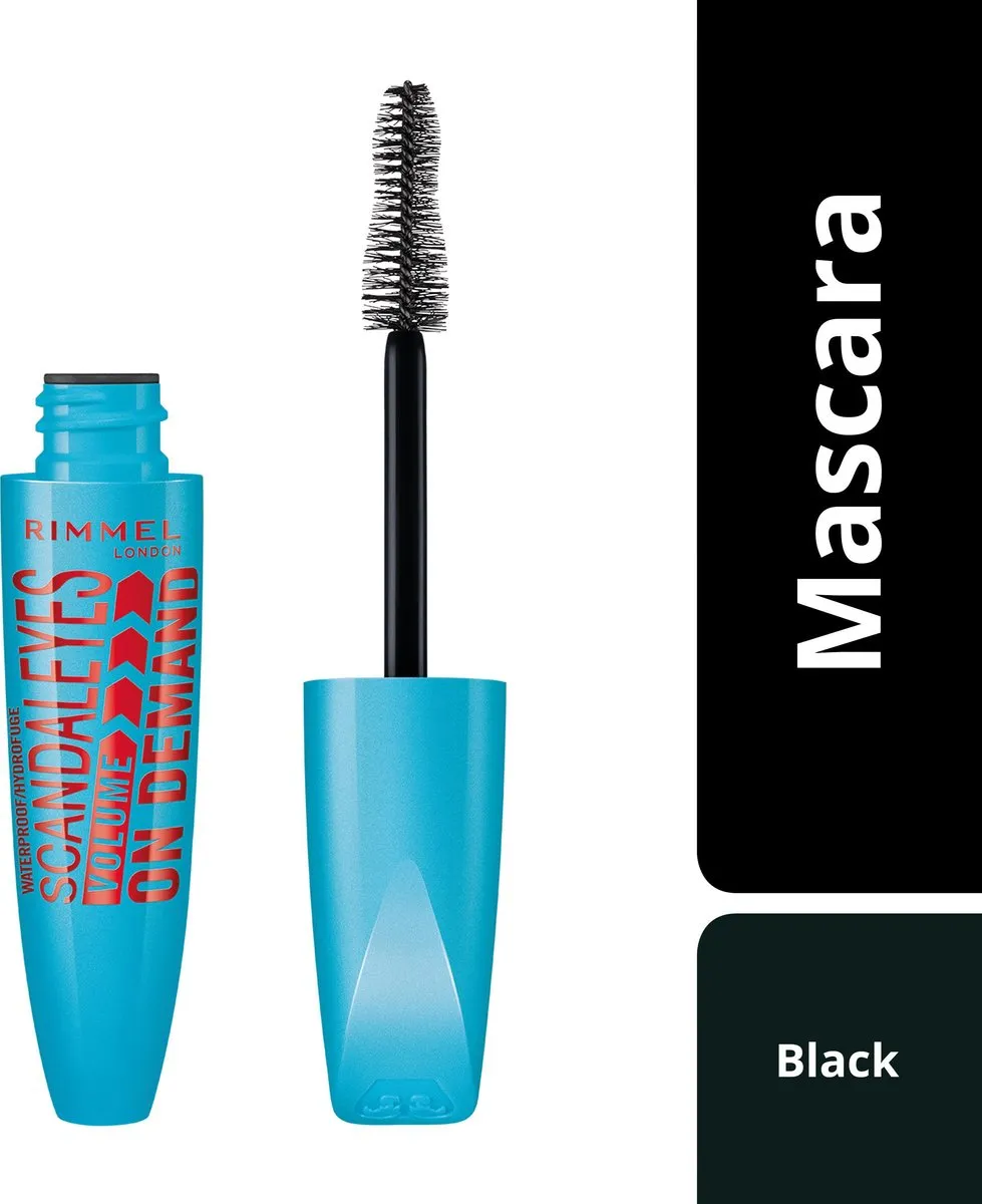 Rimmel ScandalEyes On Demand Waterproof Mascara 001 Black