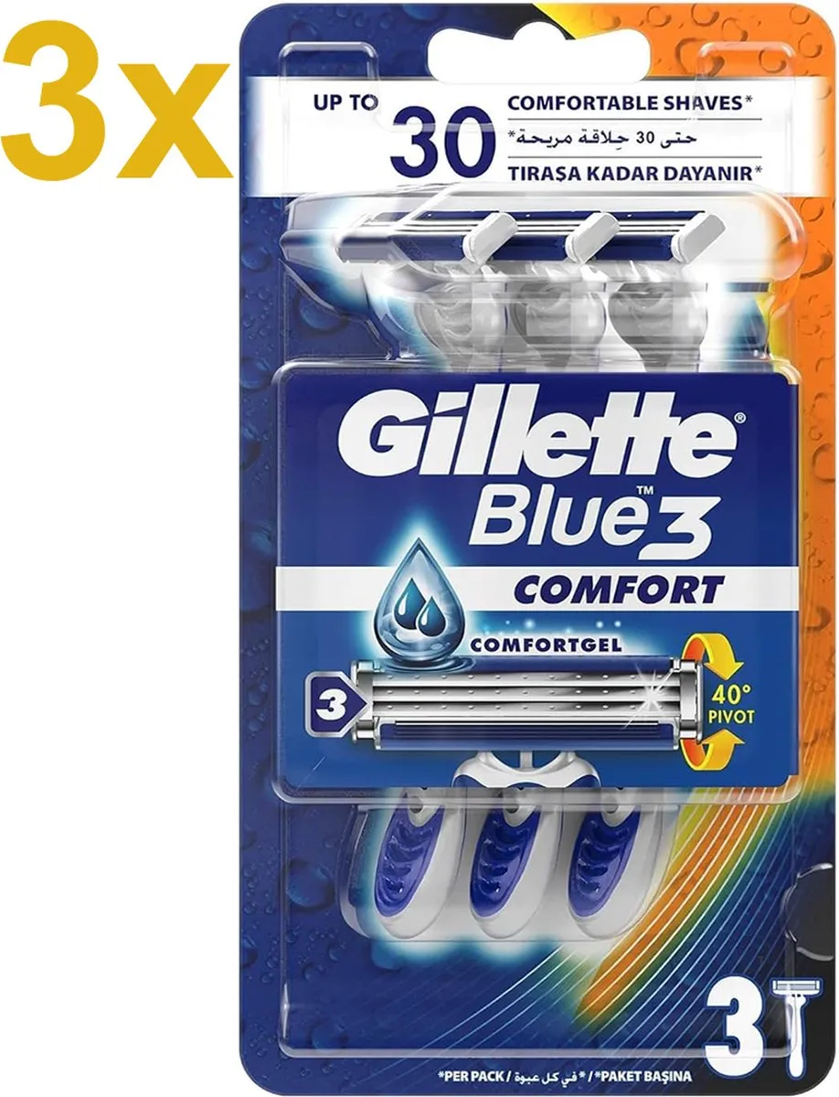 Gillette Blue3 Wegwerpscheermesjes