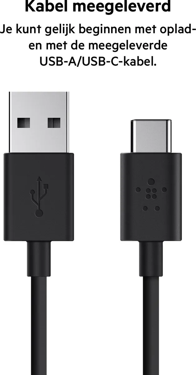 Belkin Boost-Up Charge Powerbank 10000mAh - 3 Poorten 15W - Roségoud - afbeelding 6 van 6