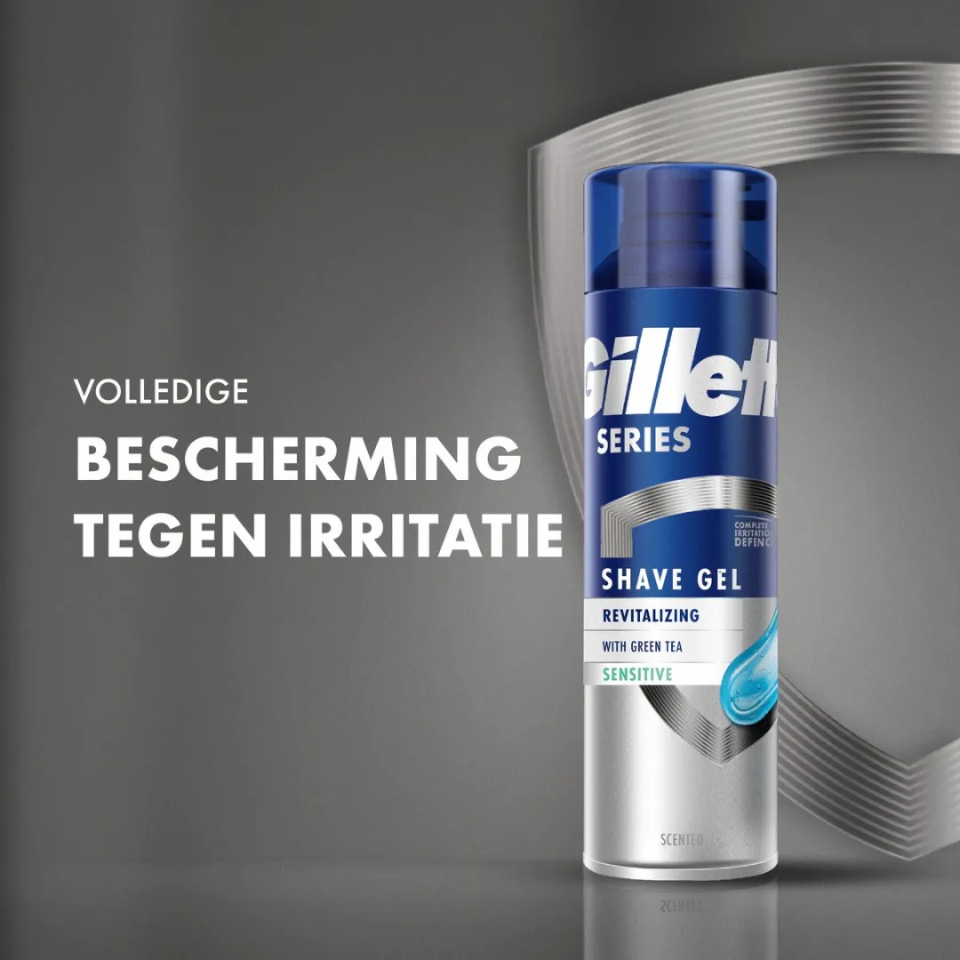 Gillette Series Revitaliserende Scheergel Groene Thee 1200ml