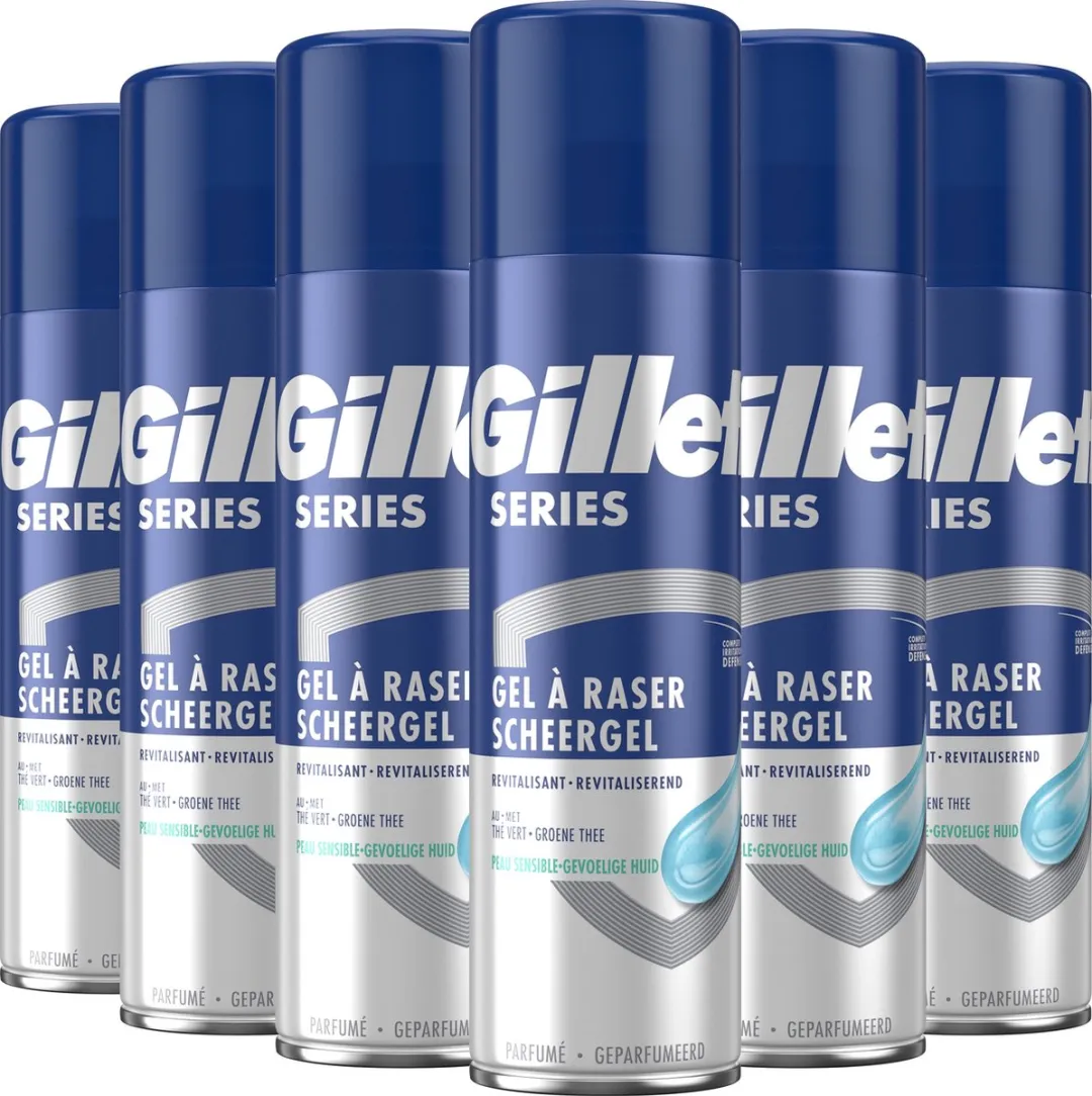Gillette Series Revitaliserende Scheergel Groene Thee 1200ml