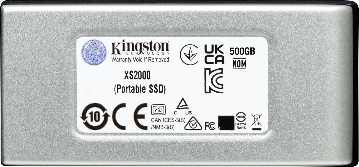 Kingston SXS2000/500G Externe SSD 500GB - USB 3.2