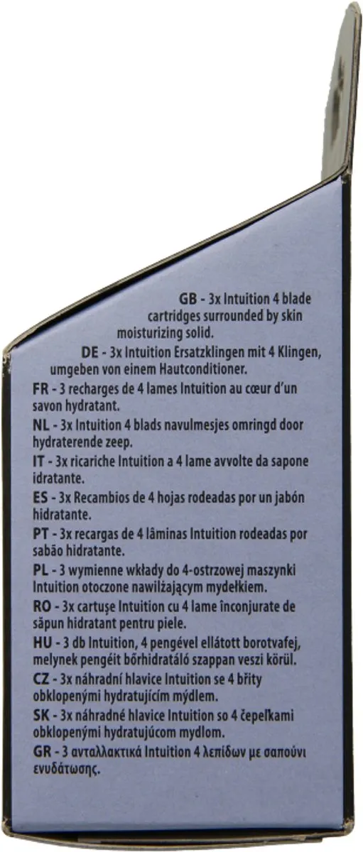 Wilkinson Sword Intuition Scheermesjes 4-delig - 3 Stuks - Paars