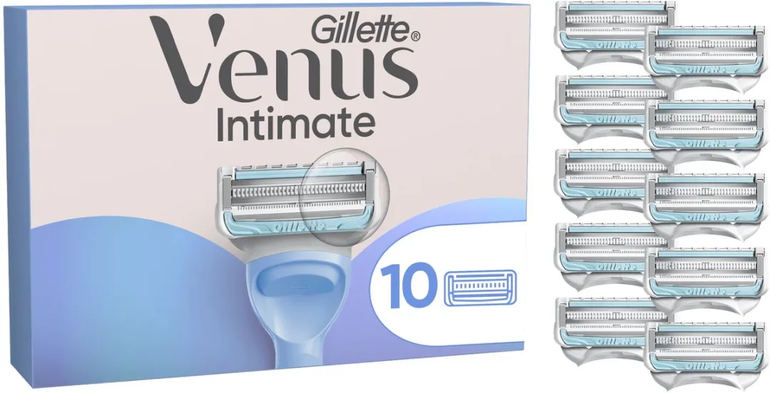 Gillette Venus Intieme Scheermesjes - 10 Stuks