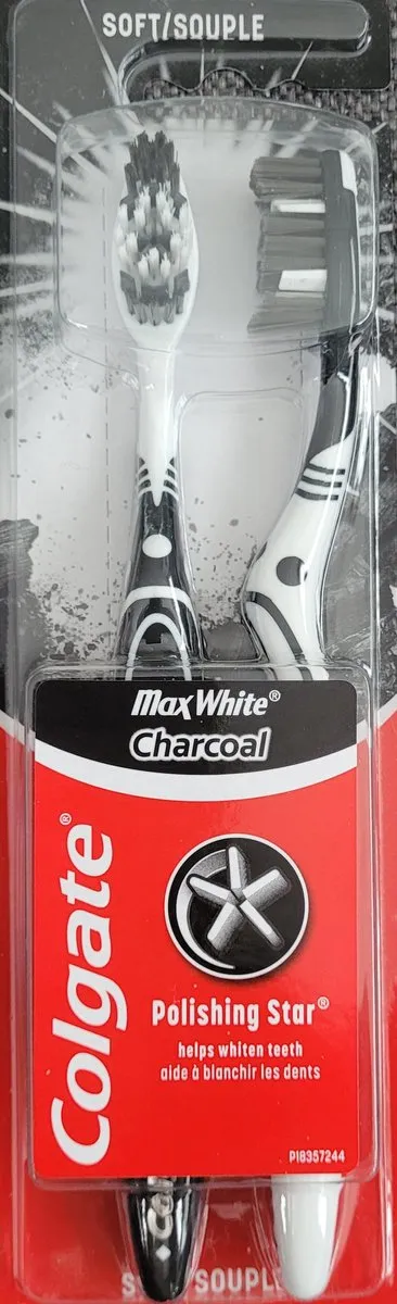 Colgate MaxWhite Charcoal Polishing Star Tandenborstels