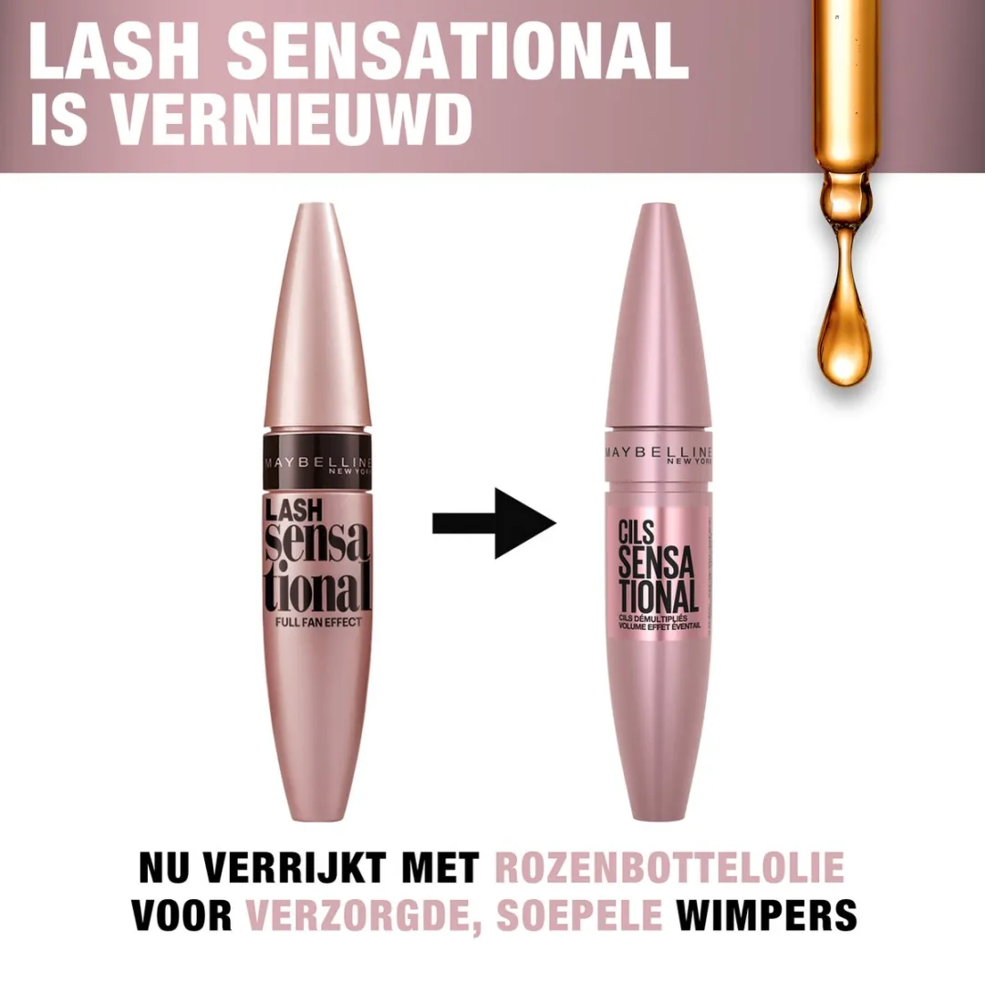 Maybelline New York Lash Sensational Mascara Intense Black 9,5ml