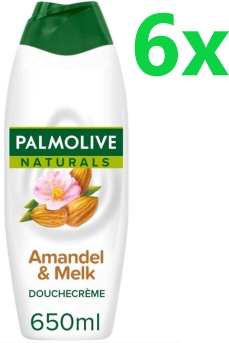Palmolive Naturals Douchegel Amandel & Melk 6x650ml