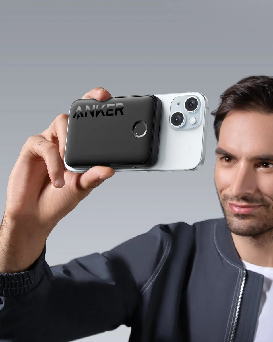 Anker 322 MagGo A1618G11 Powerbank 5000mAh - Zwart