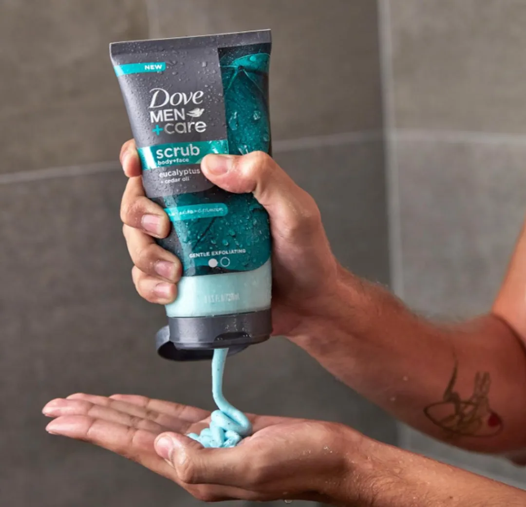 Dove Men+Care Body & Face Scrub Eucalyptus 267ml