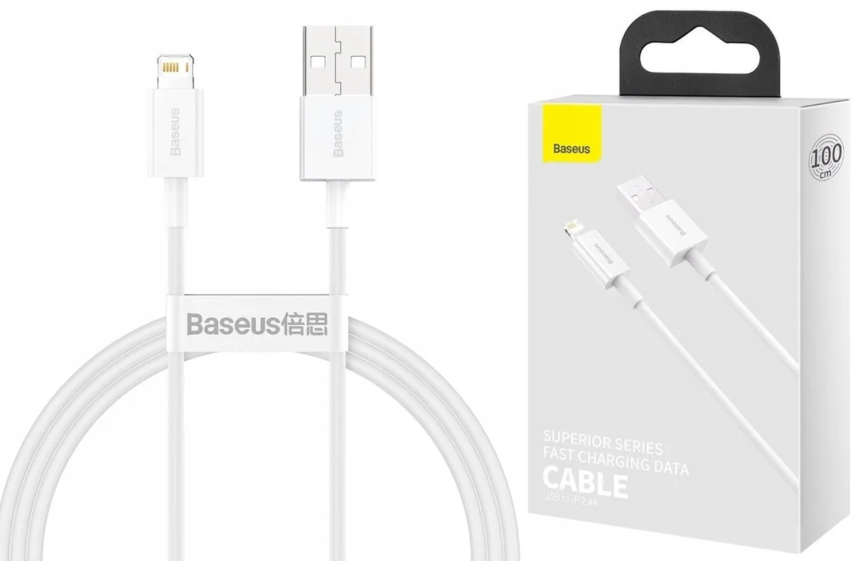 Baseus Superior USB Lightning Kabel 2,4A 1m